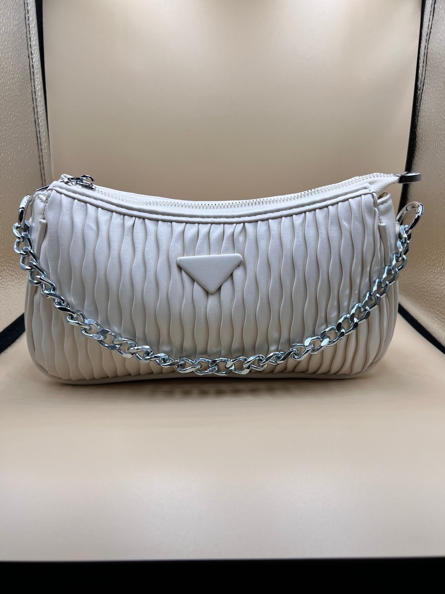 Chain-Style Handbag