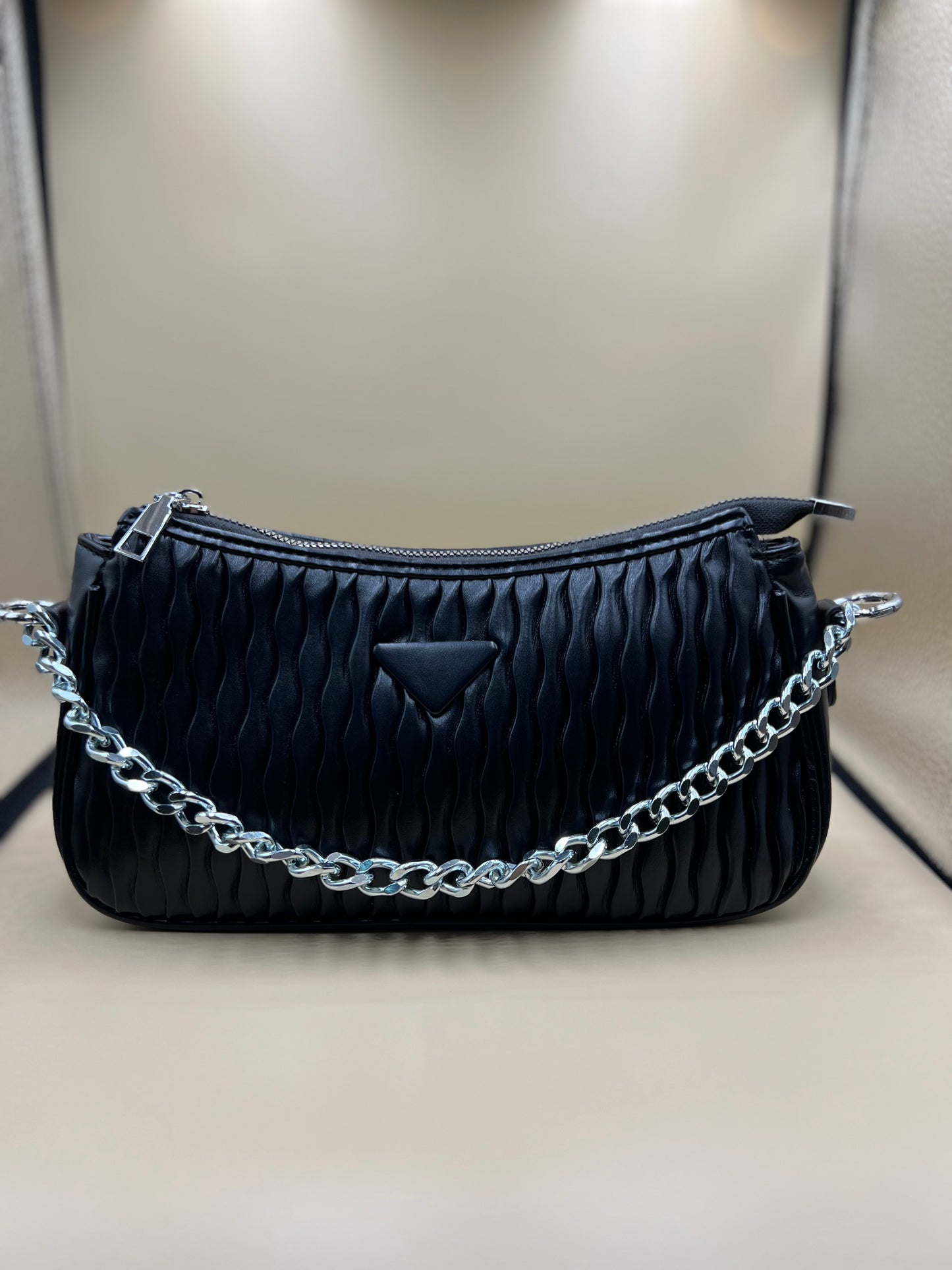 Chain-Style Handbag
