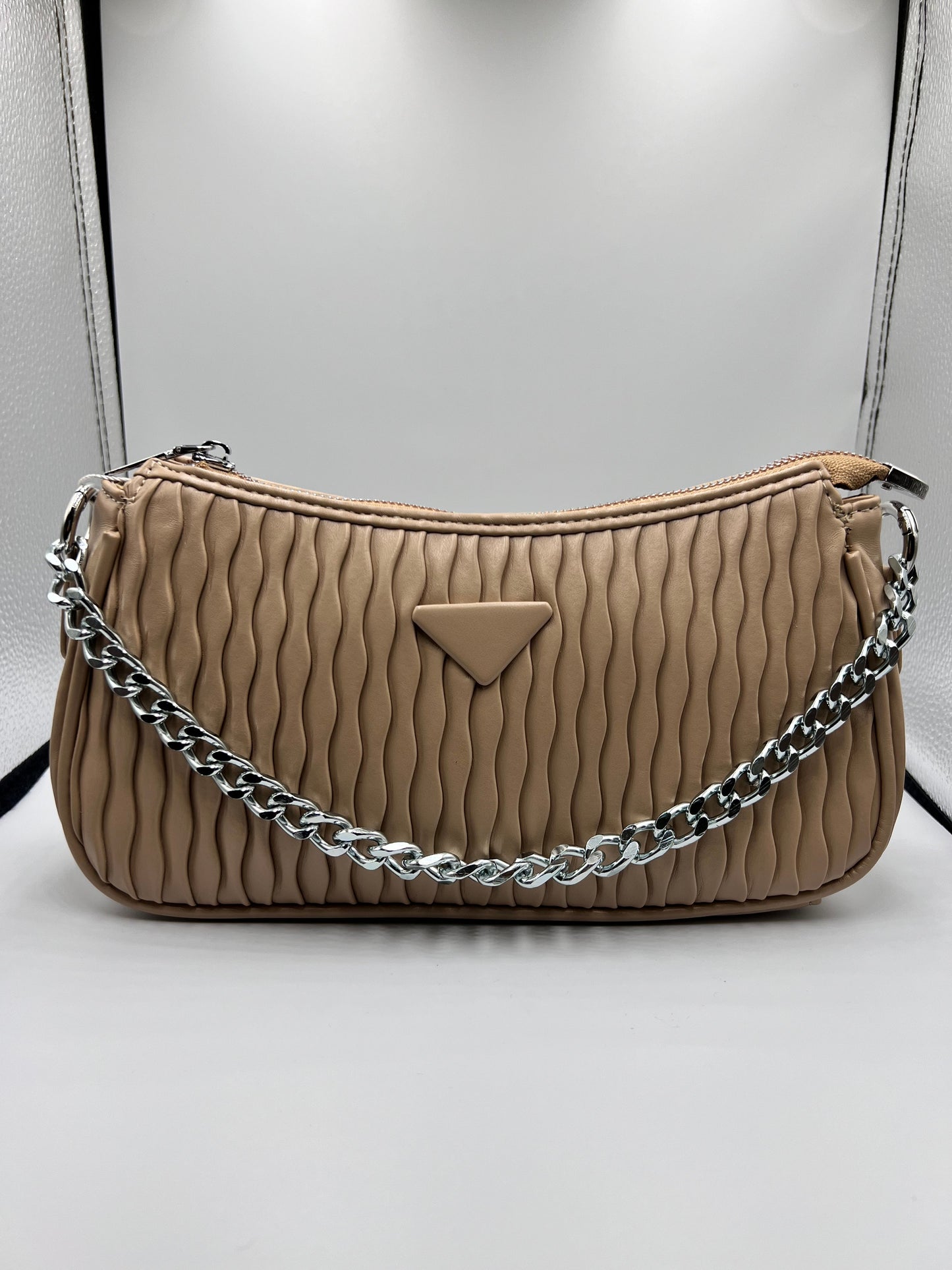 Chain-Style Handbag