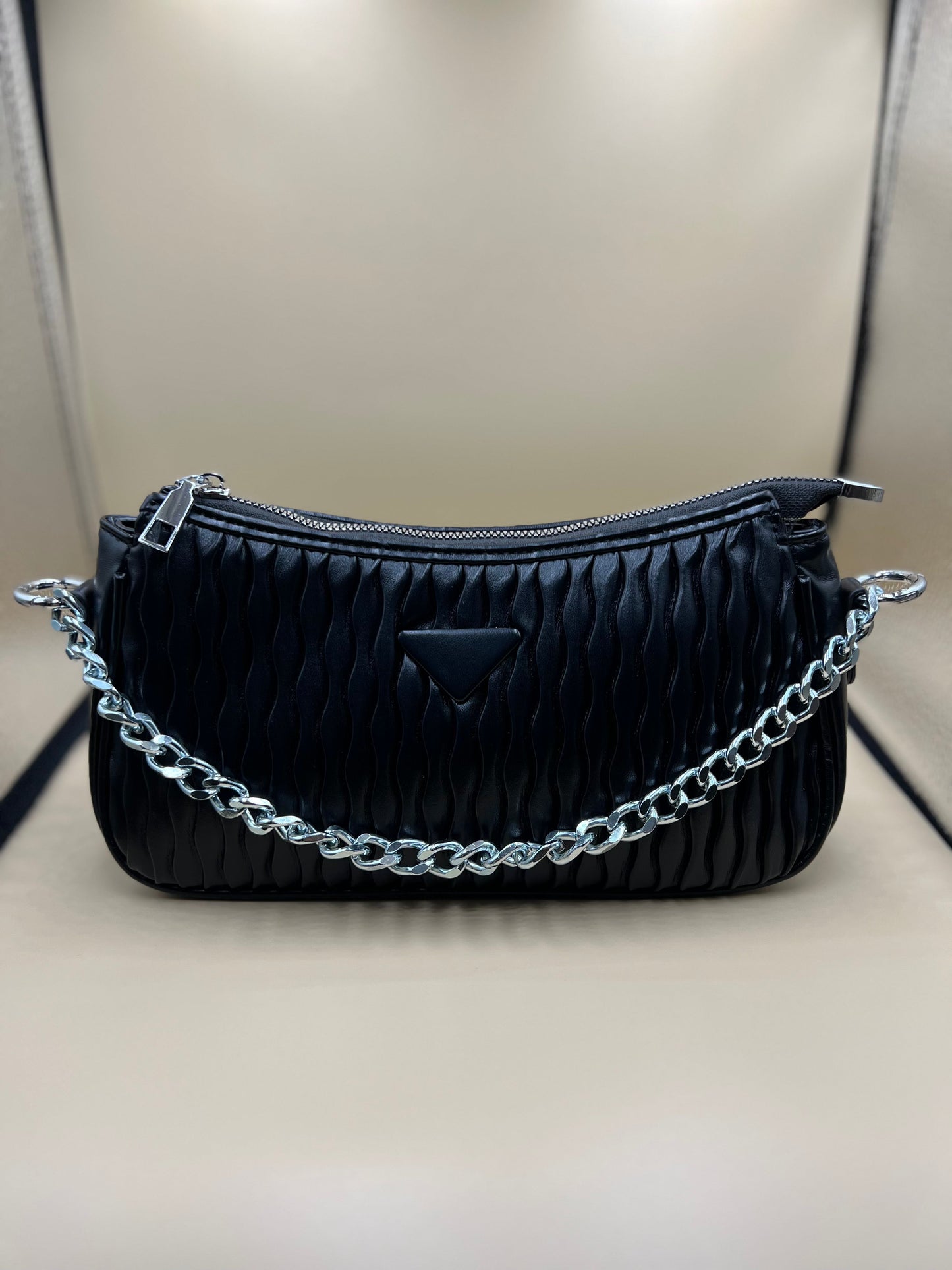Chain-Style Handbag